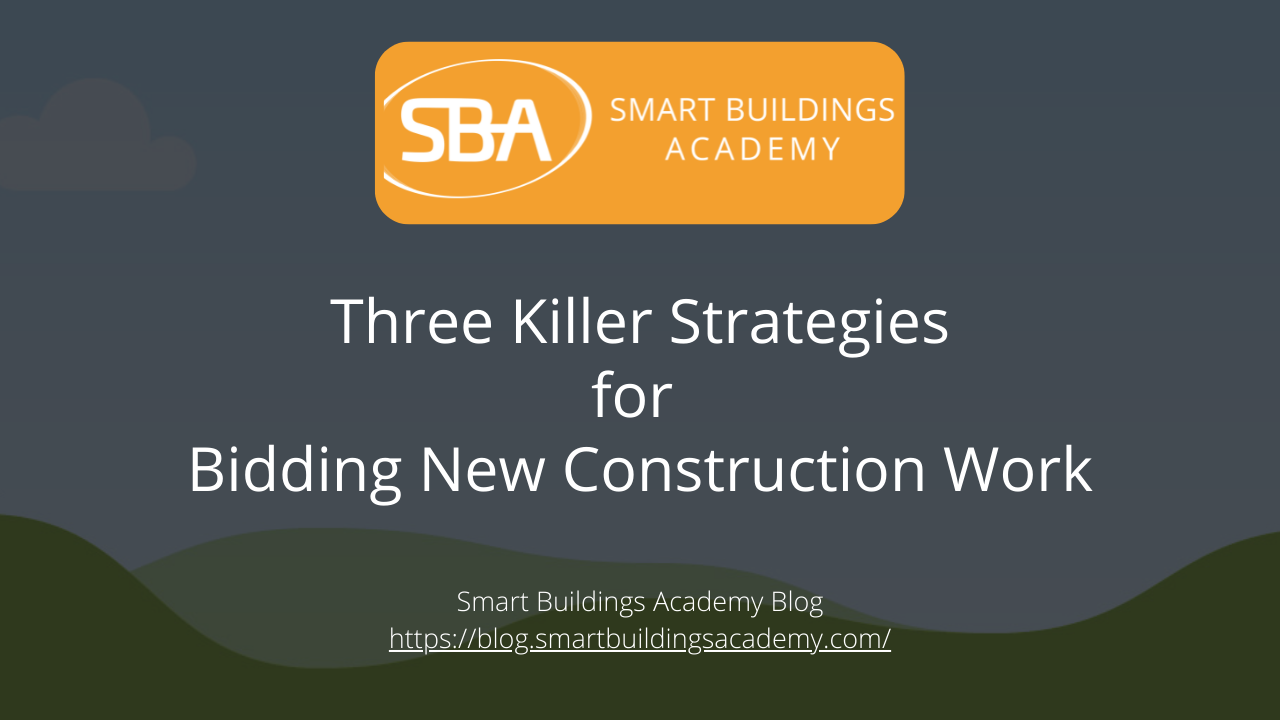 Three Killer Strategies For Bidding New Construction Work